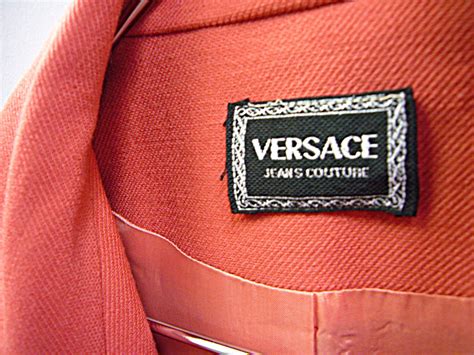 versace tags on made to order clothes|Versace clothing label check.